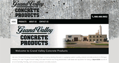 Desktop Screenshot of grandvalleyconcrete.com